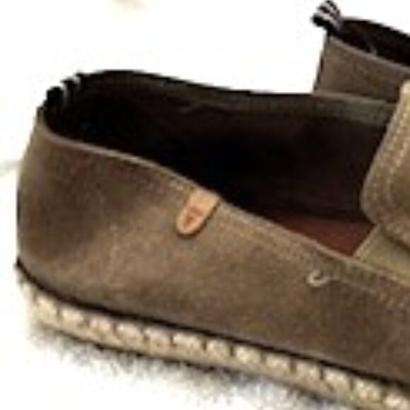 Verbenas Espadrilles Troy Serraja Yute Tono Piedra leather Men's Size 12 NWOT - Picture 2 of 10